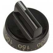 Thermostatknopf schwarz