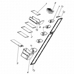 Einlegeboden, Regal (Kennzeichen Nr. 2)