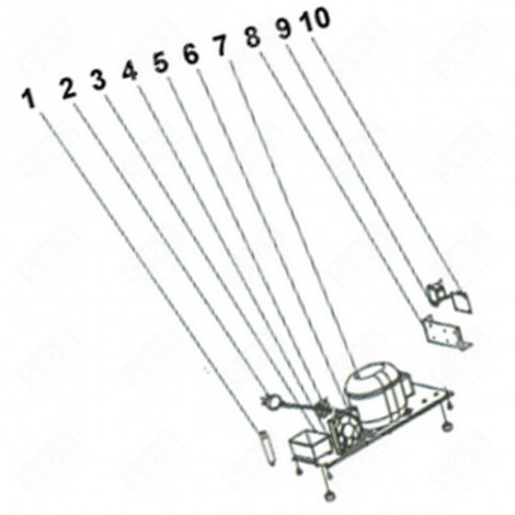 SET STEUERUNGSKARTE / ANZEIGE (KENNUNG NR. 9) WEINKÜHLSCHRANK, WEINKLIMASCHRANK - 1051694, 92040581