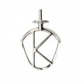 K-Rührhaken aus Edelstahl mit Sprengring für Küchenmaschinen Major und Cooking Chef