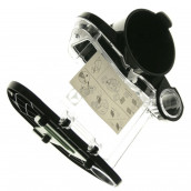 Staubbehälter in Originalgrün