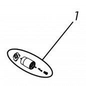 Original Bürstenmotor (Referenznummer 1)