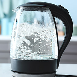 Das Pfeifgeräusch hat seinen Ursprung in der Verdampfung