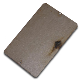 MICA-Platte-ist-schmutzig