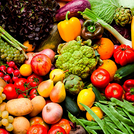 Nicht-abgedecktes-Obst-und-Gemuse