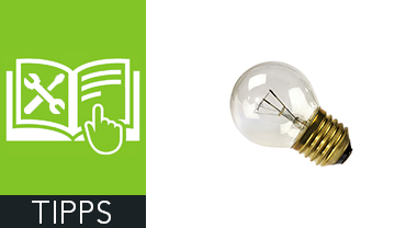Wie wechselt man eine Backofenlampe aus?
